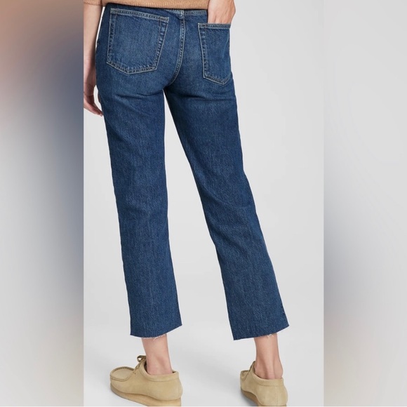 NWT Gap Jeans 4 Straight Leg High Rise - Picture 2 of 7